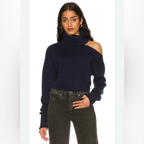 PAIGE Raundi Sweater in Deep Navy Large - Picture 1 of 6